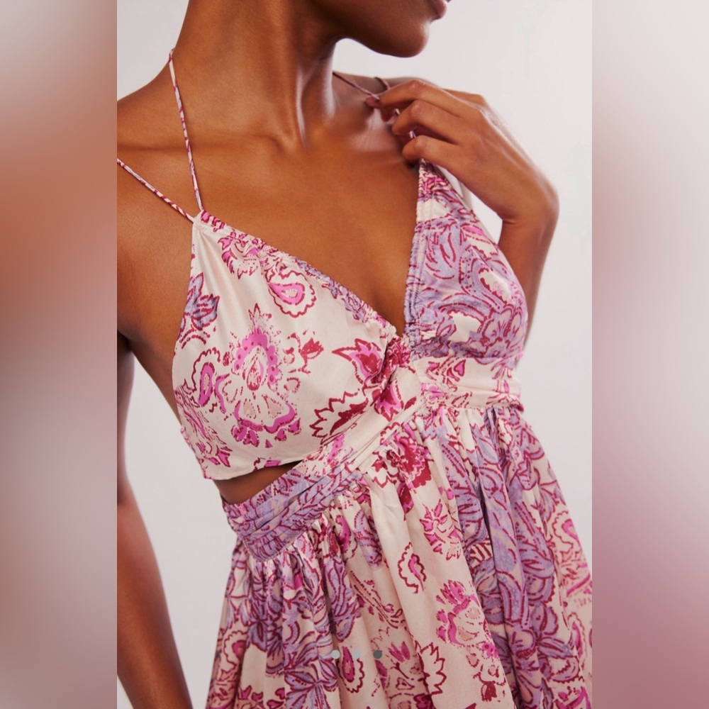 Free People Oasis Mini Slip Dress - Picture 3 of 6